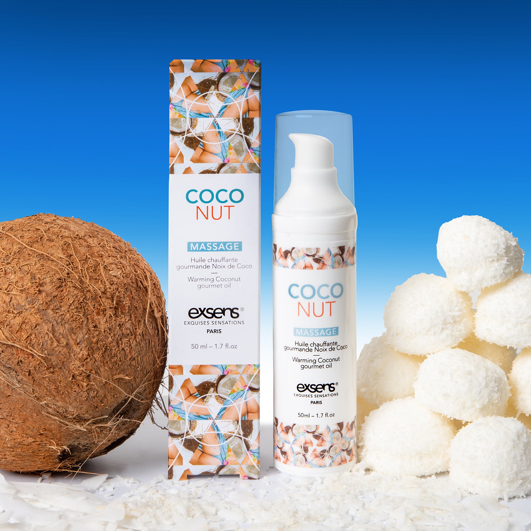 coconut huile de massage